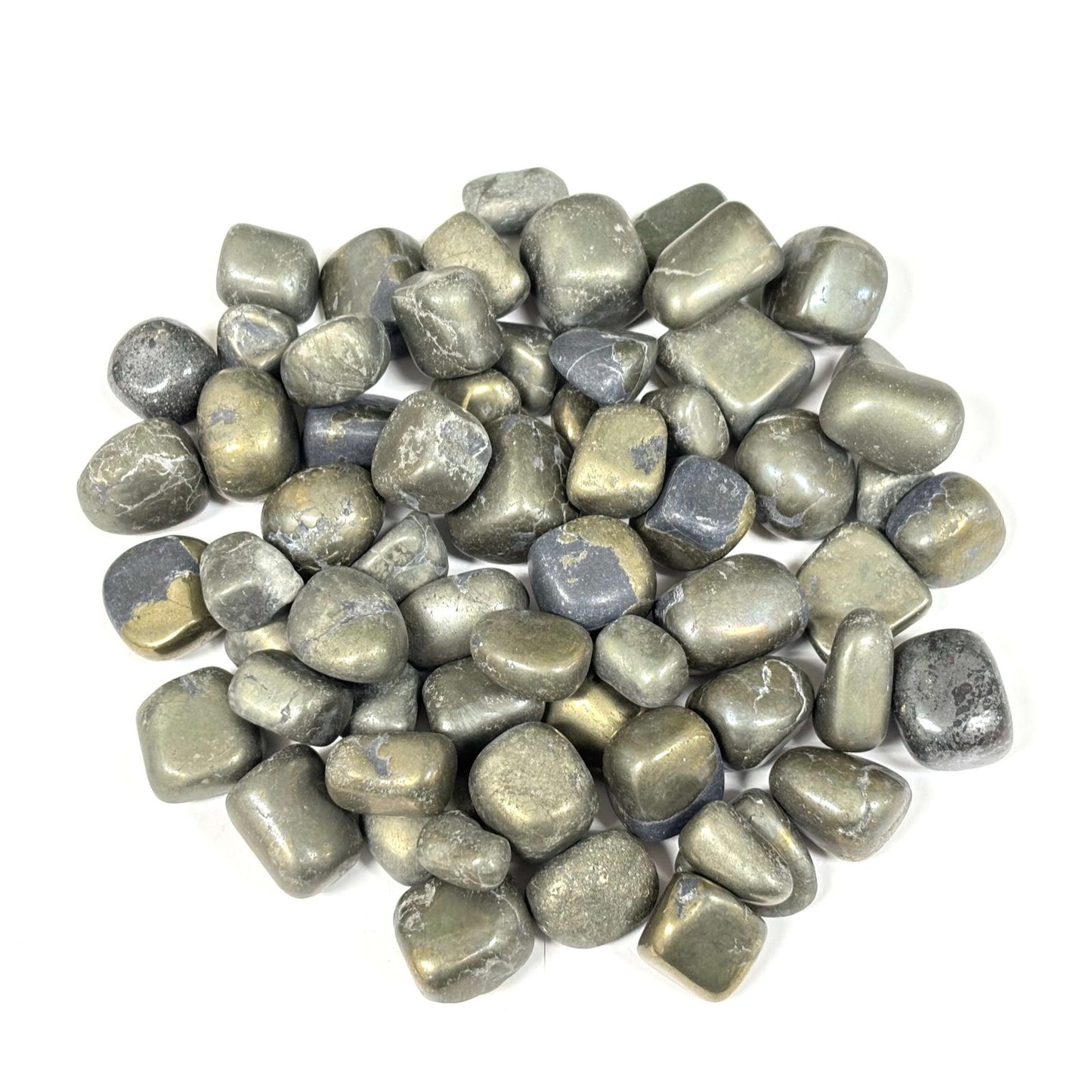 Pyrite Gemstone Tumbled Stones - Gem Avenue