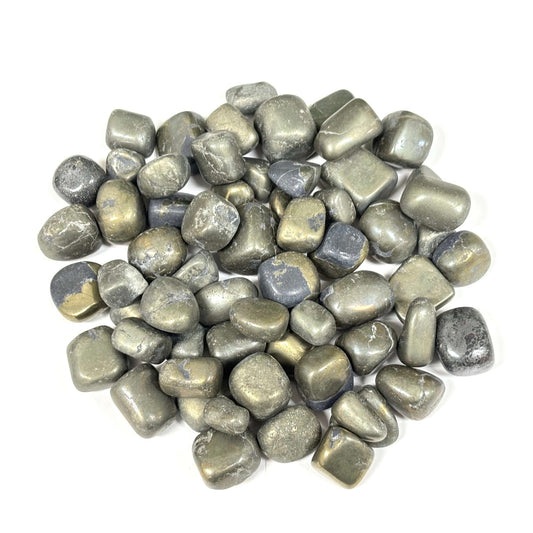 Pyrite Gemstone Tumbled Stones - Gem Avenue