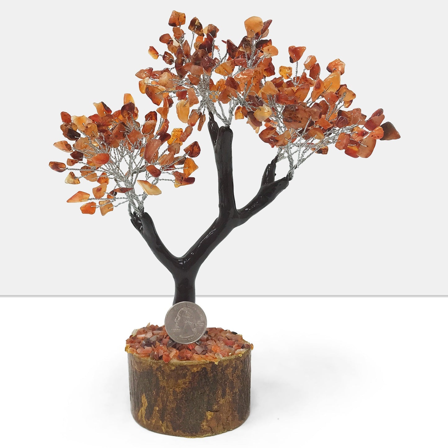 Natural Carnelian Crystal Gemstone Tree Home Decor - Gem Avenue