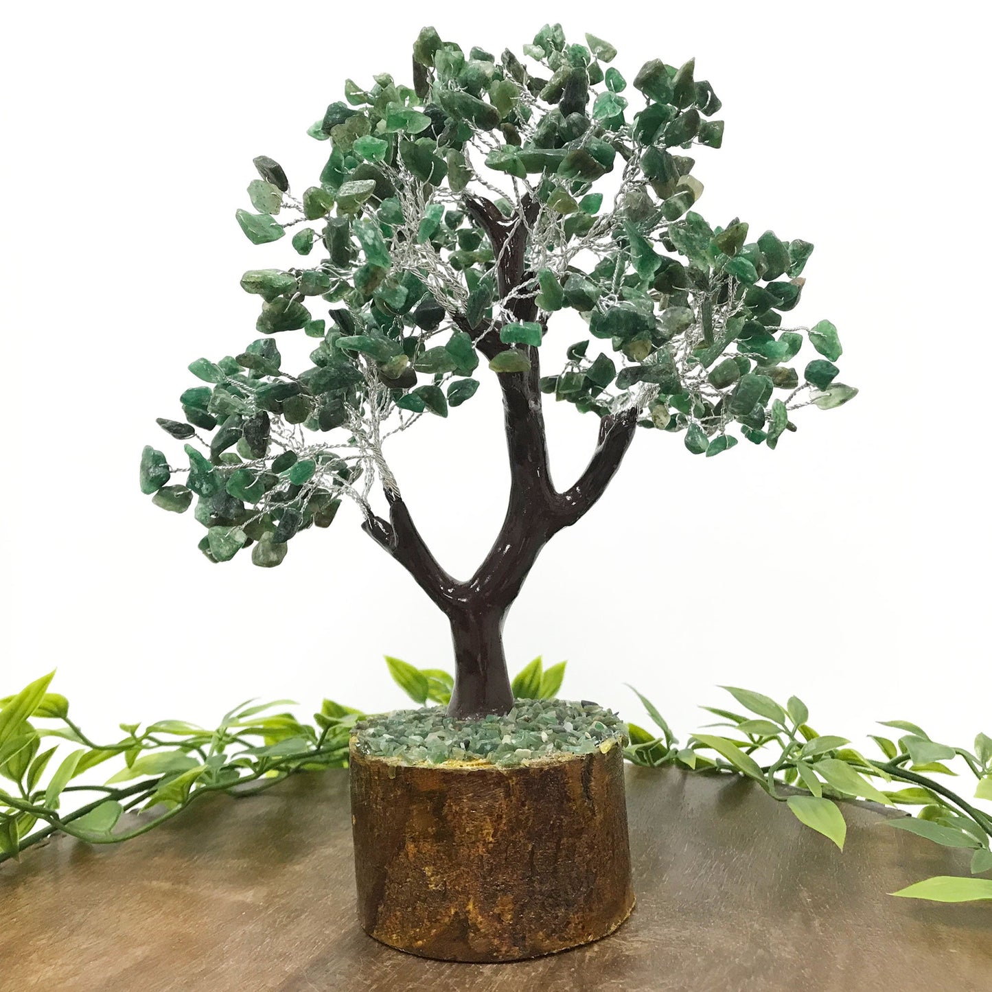 Natural Aventurine Crystal Gemstone Tree Home Decor - Gem Avenue