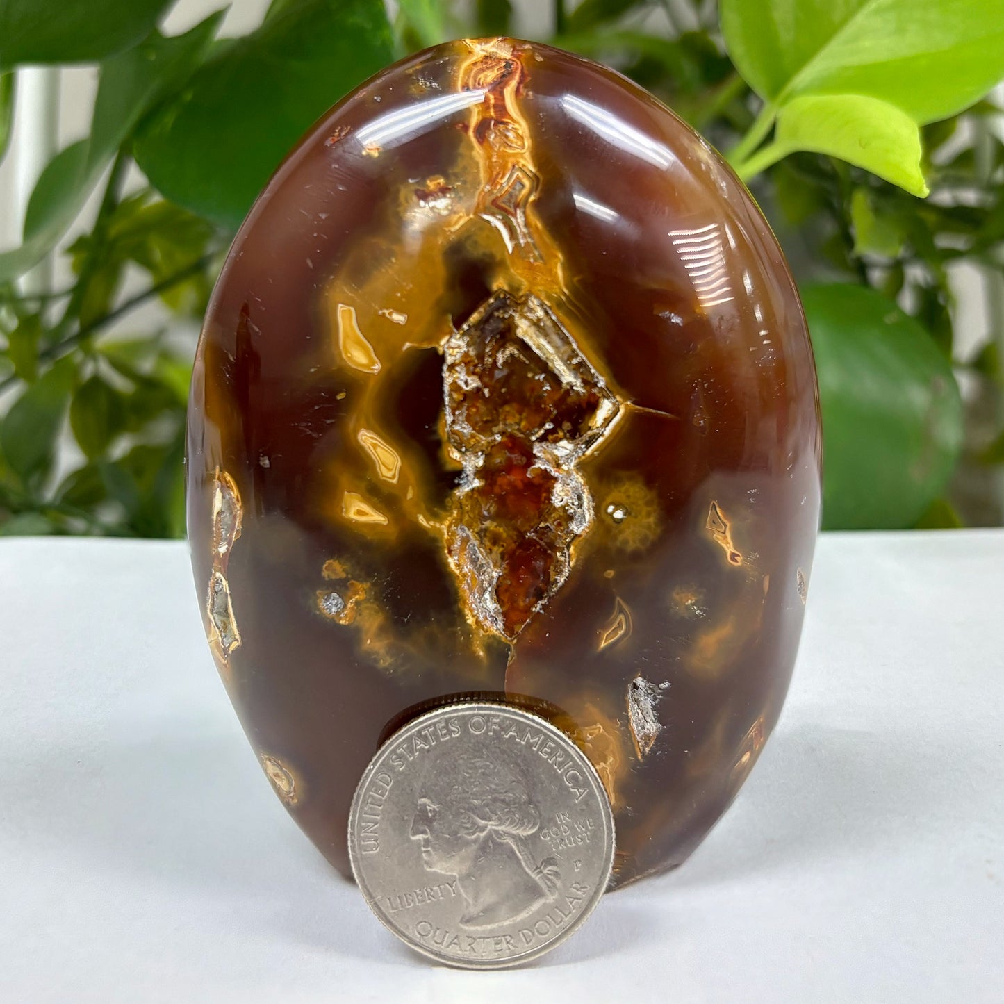 Carnelian Crystal Gemstone Freeform Rock - Gem Avenue