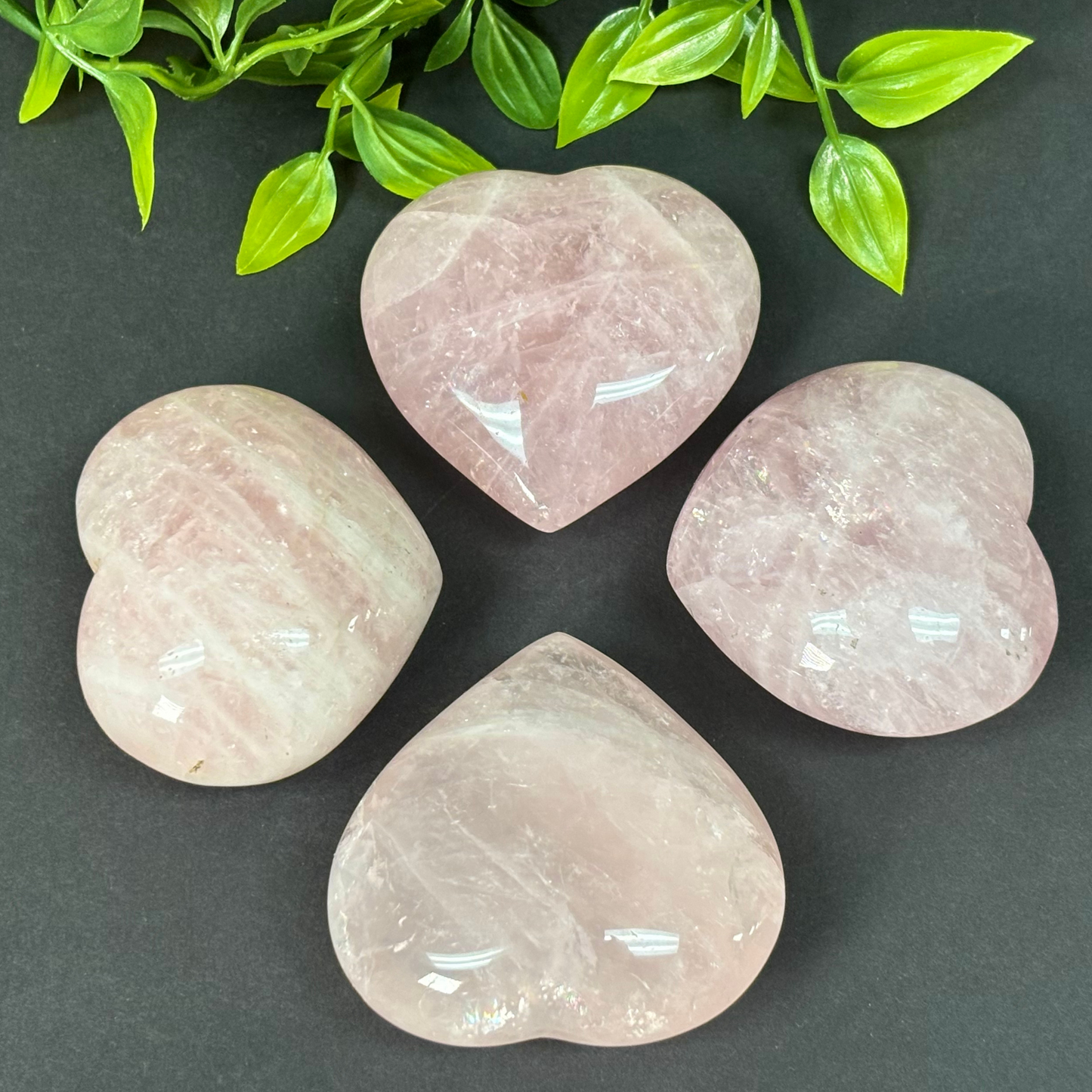 Rose Quartz Heart from Madagascar – Hand-Carved Stone - RSH185