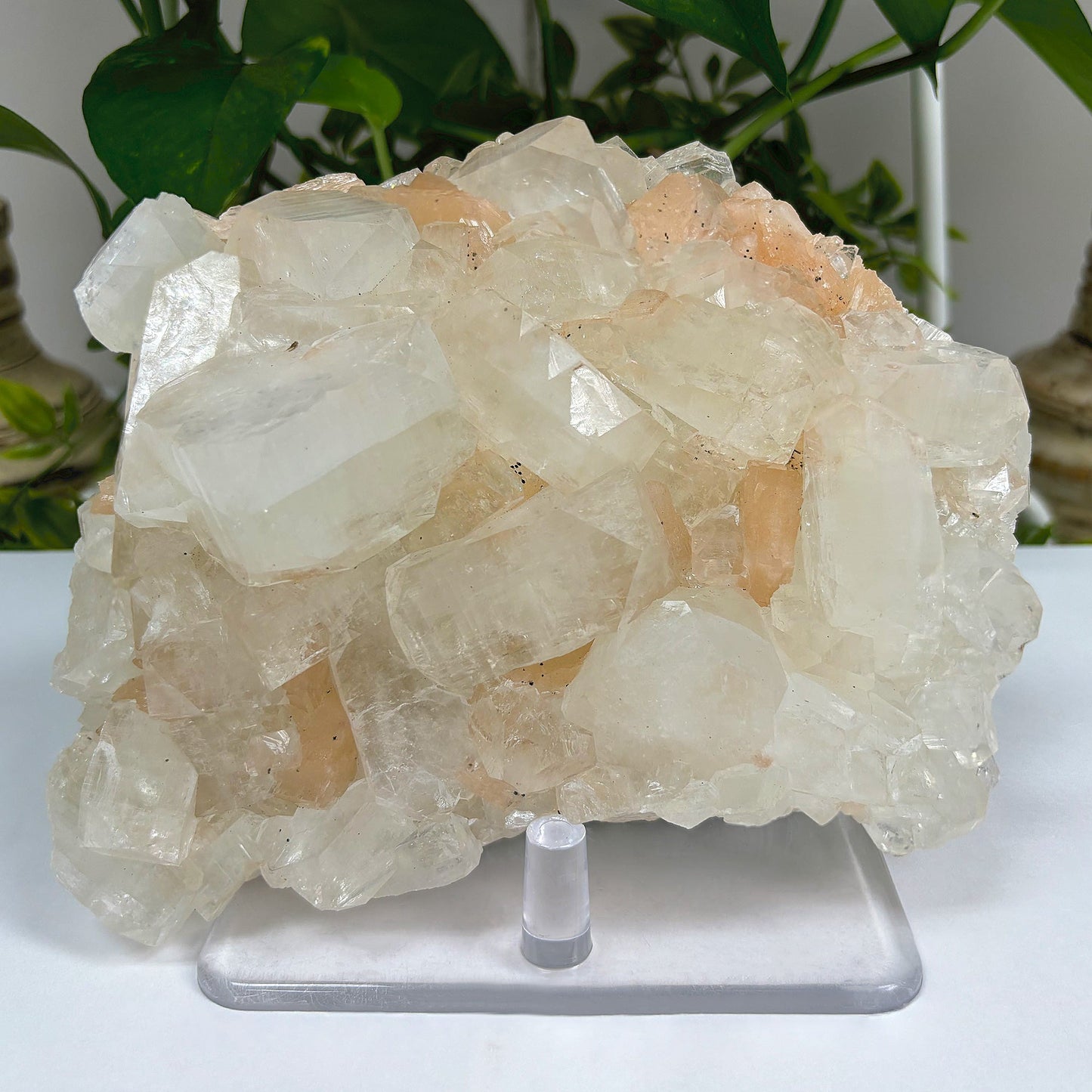 Natural Apophyllite & Heulandite Raw Crystal Specimen Ideal for Collectors, Meditation & Decorative Display