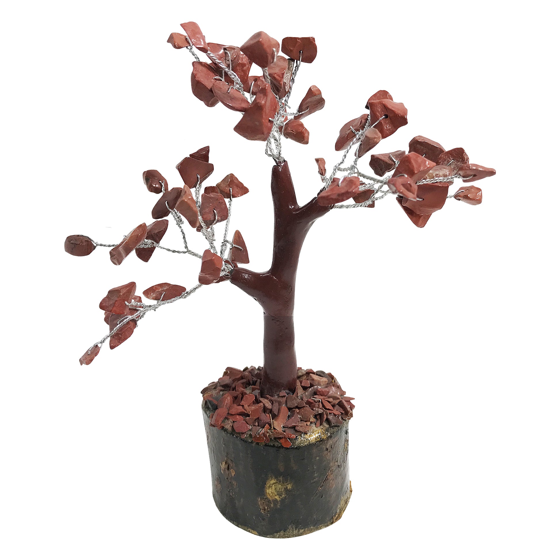 Natural Red Jasper Crystal Gemstone Tree Home Decor - Gem Avenue