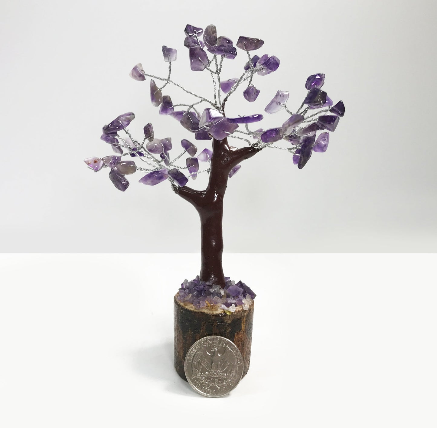 Natural Amethyst Crystal Gemstone Tree Home Decor - Gem Avenue