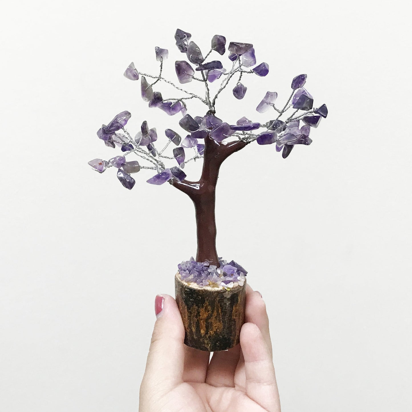Natural Amethyst Crystal Gemstone Tree Home Decor - Gem Avenue