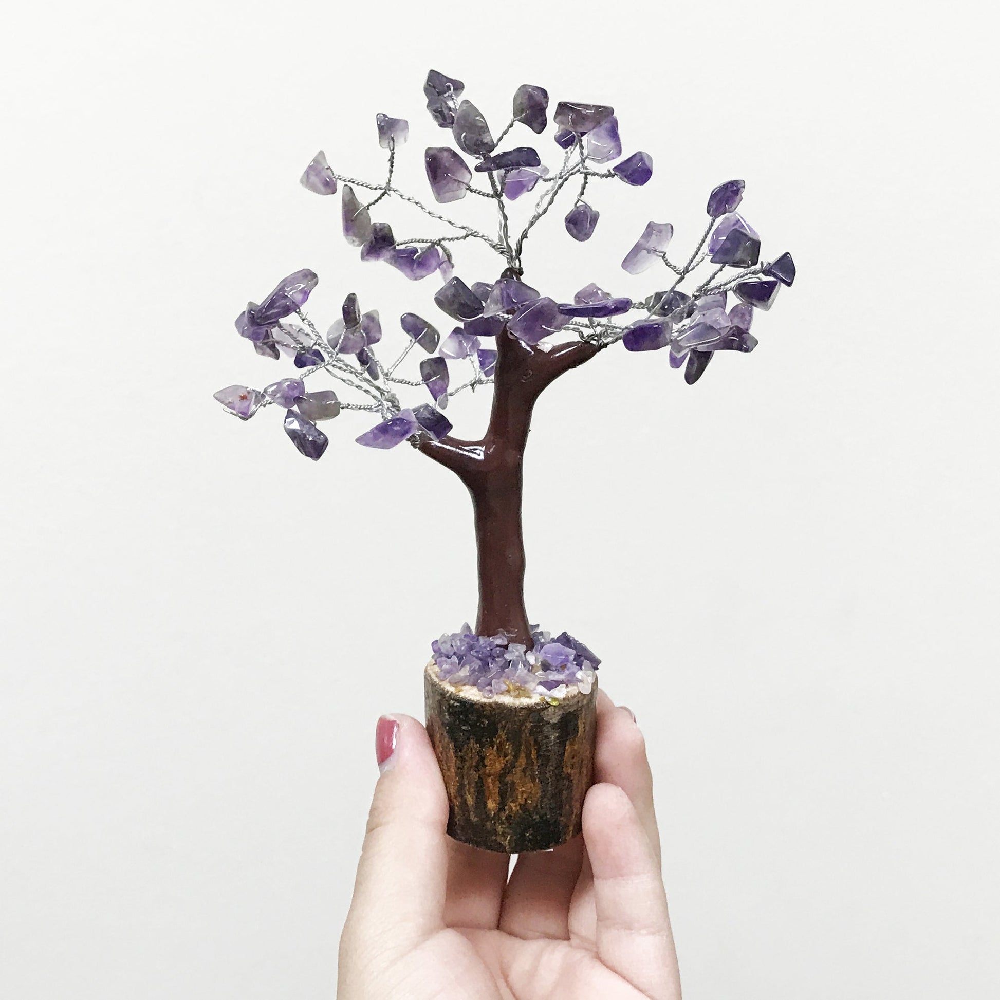 Natural Amethyst Crystal Gemstone Tree Home Decor - Gem Avenue