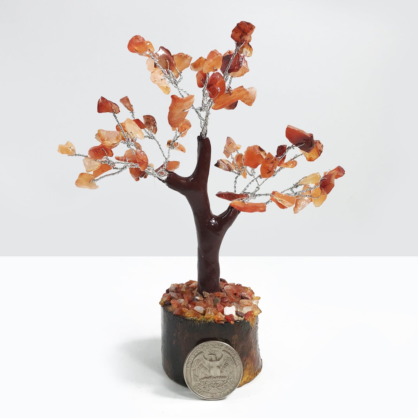 Natural Carnelian Crystal Gemstone Tree Home Decor - Gem Avenue