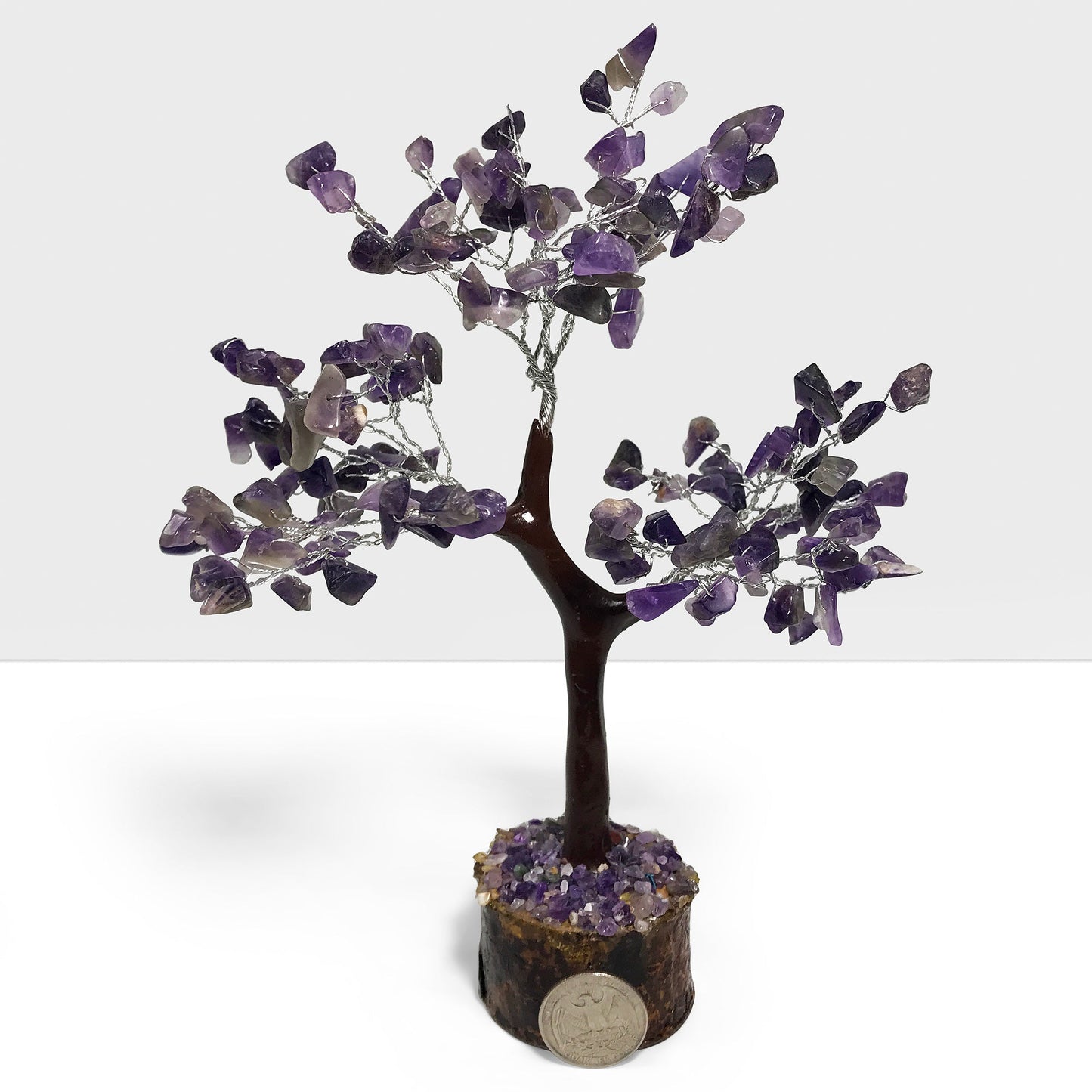 Natural Amethyst Crystal Gemstone Tree Home Decor - Gem Avenue