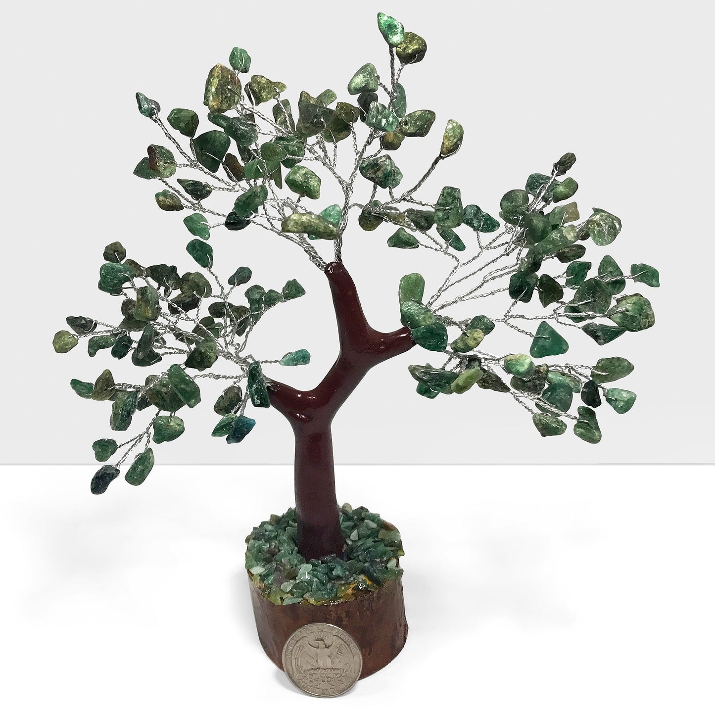 Natural Aventurine Crystal Gemstone Tree Home Decor - Gem Avenue