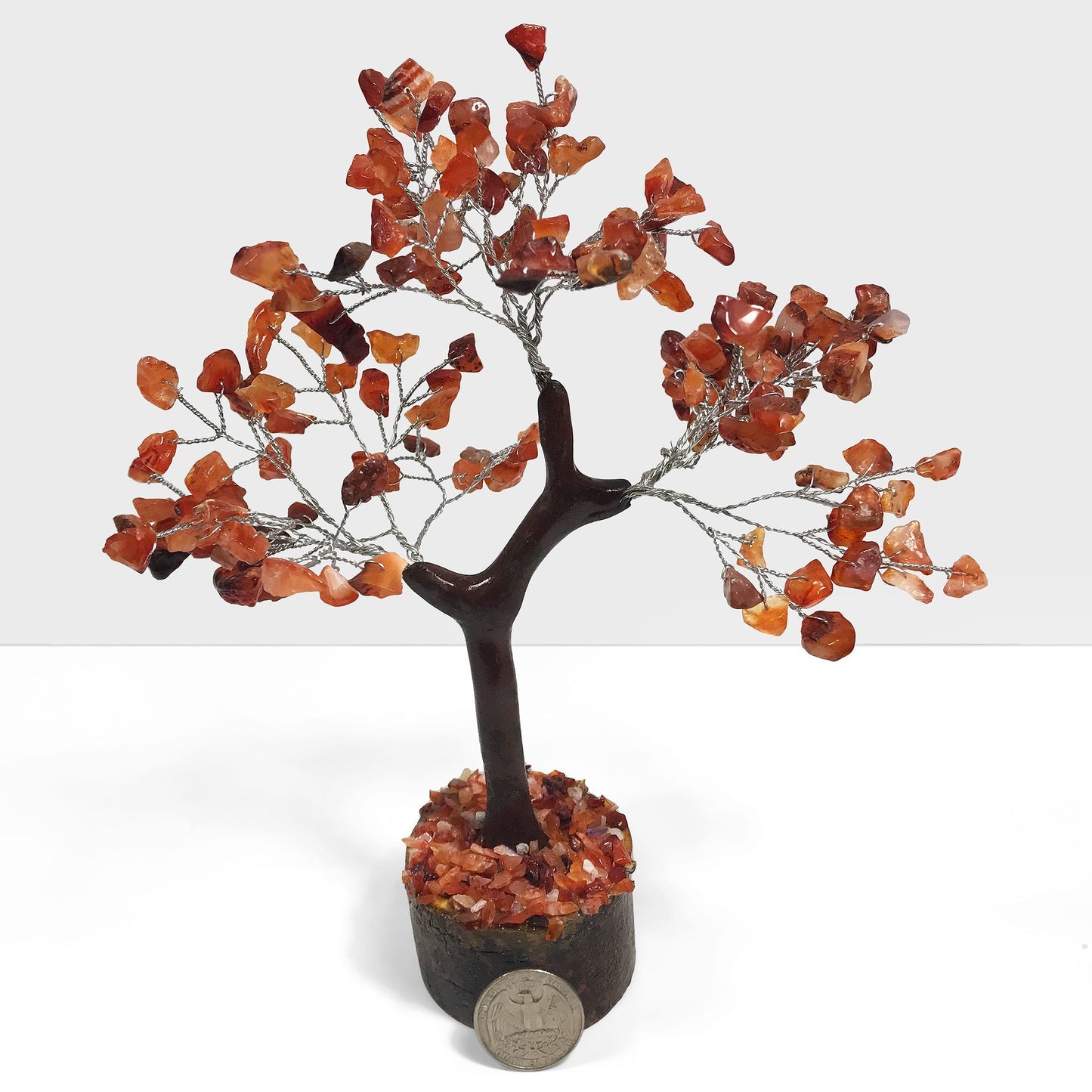 Natural Carnelian Crystal Gemstone Tree Home Decor - Gem Avenue