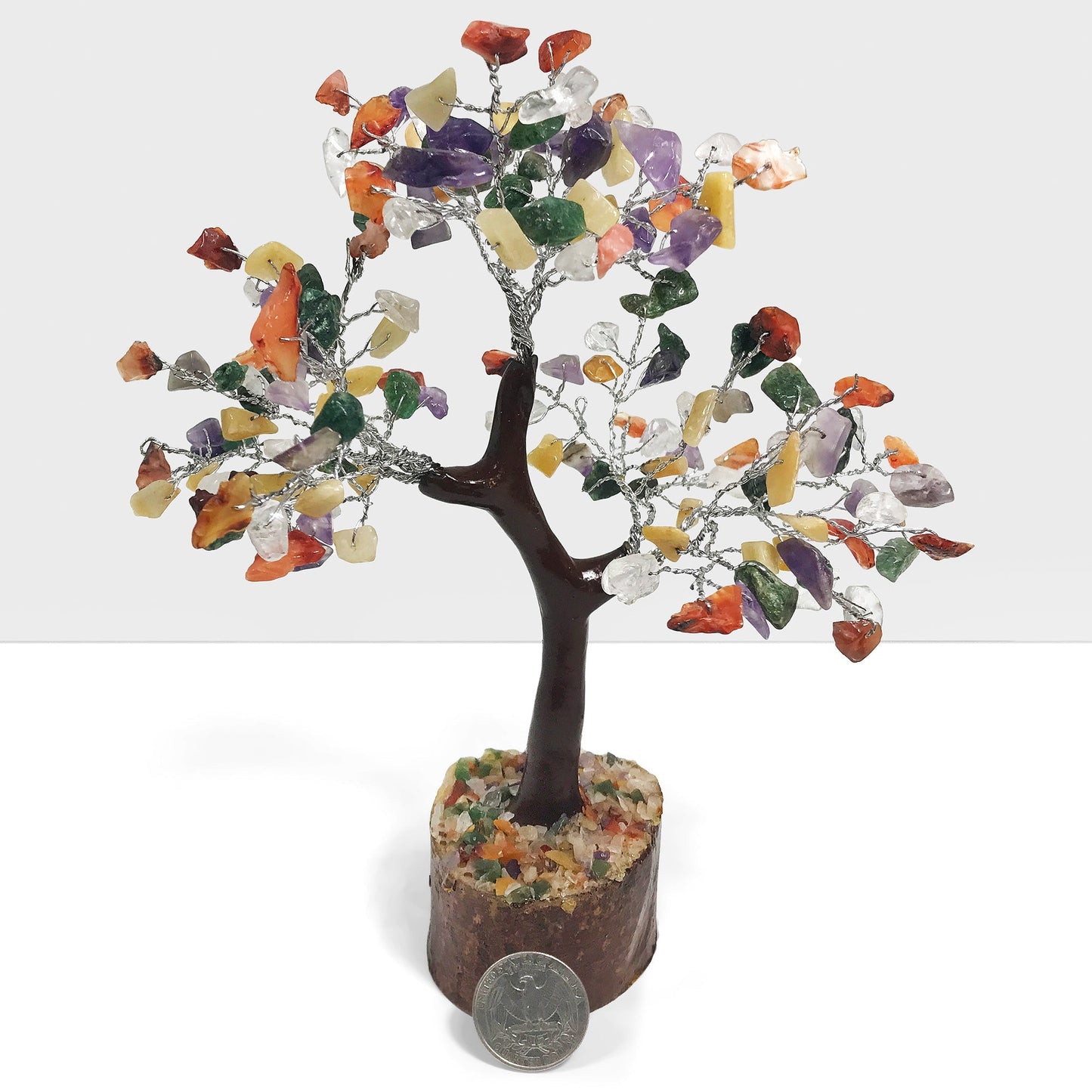 Natural Multi-Stone Crystal Gemstone Tree Home Decor - Gem Avenue
