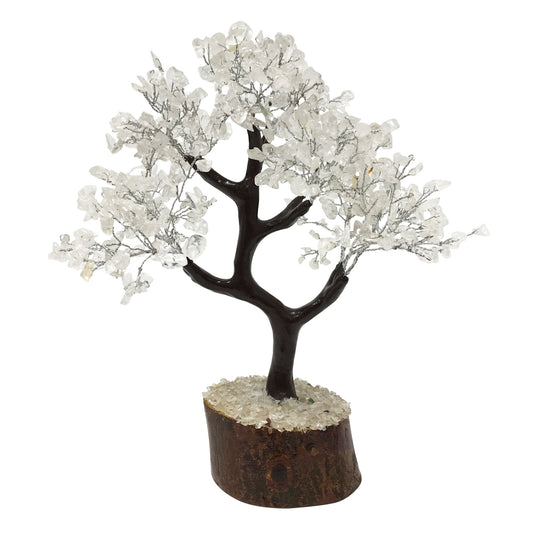Natural Clear Quartz Crystal Gemstone Tree Home Decor - Gem Avenue