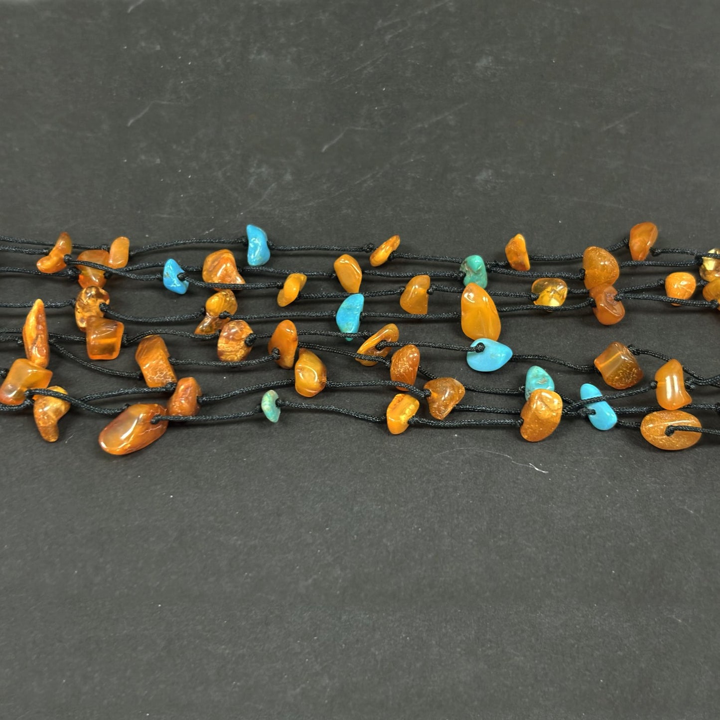 Natural Amber Chips Necklace - Gem Avenue