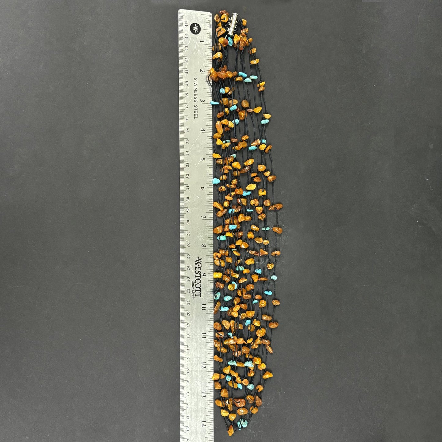 Natural Amber Chips Necklace - Gem Avenue