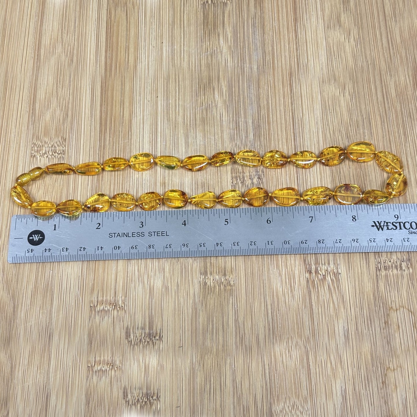 Natural Amber Beads Necklace - Gem Avenue