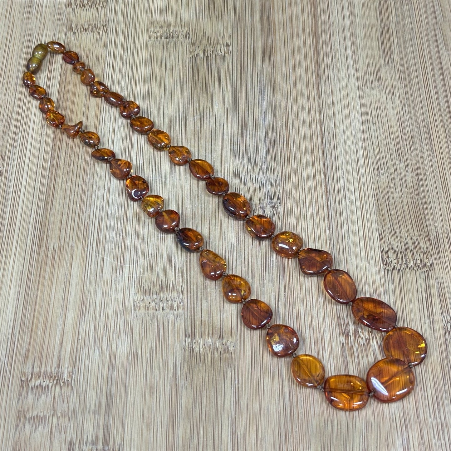 Natural Baltic Amber Beads Necklace - Gem Avenue