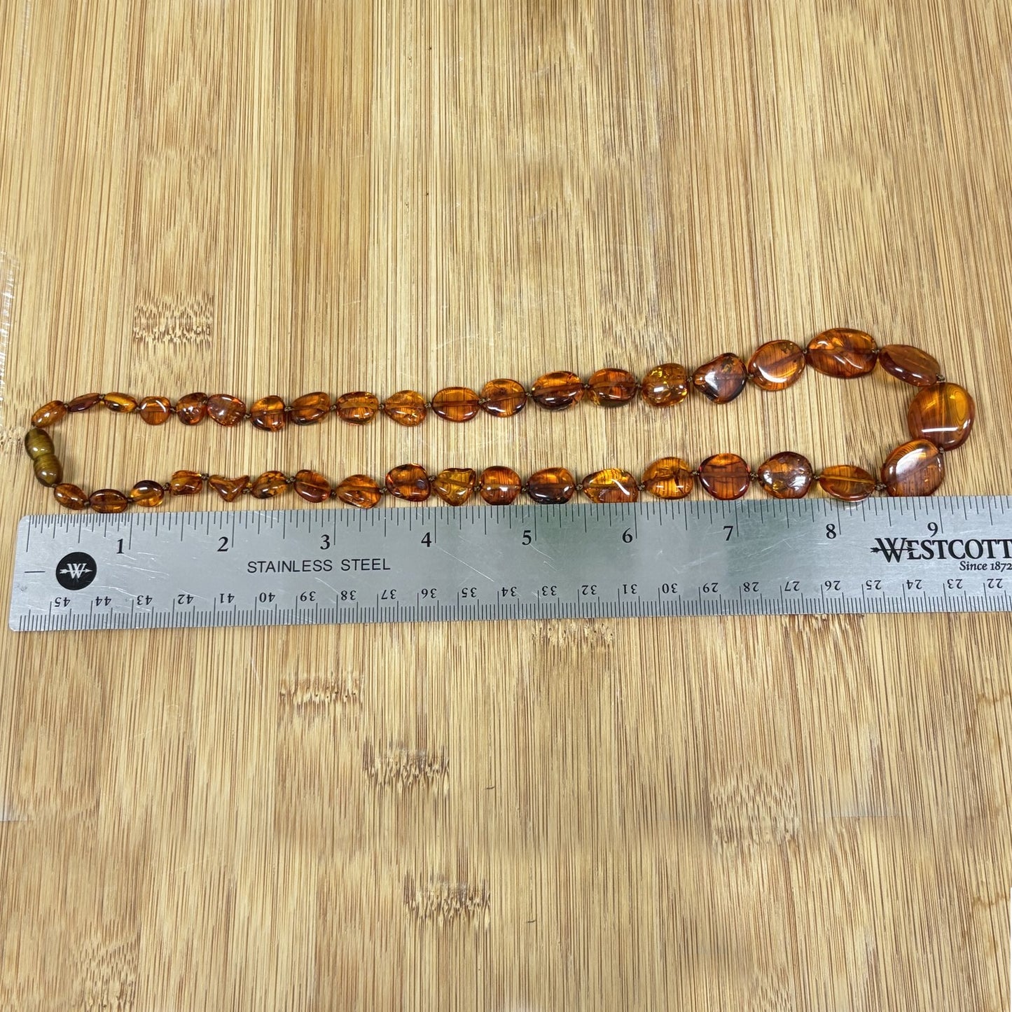 Natural Baltic Amber Beads Necklace - Gem Avenue
