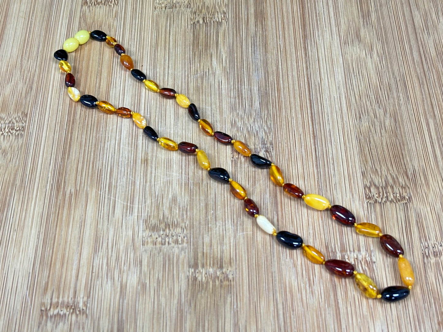 Amber Beads Necklace - Gem Avenue