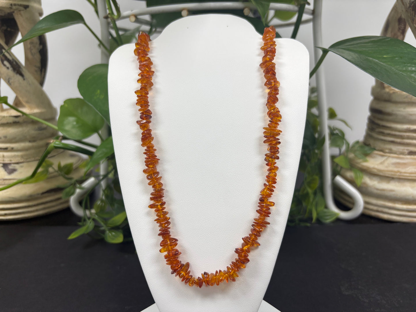 Amber Beads Necklace - Gem Avenue