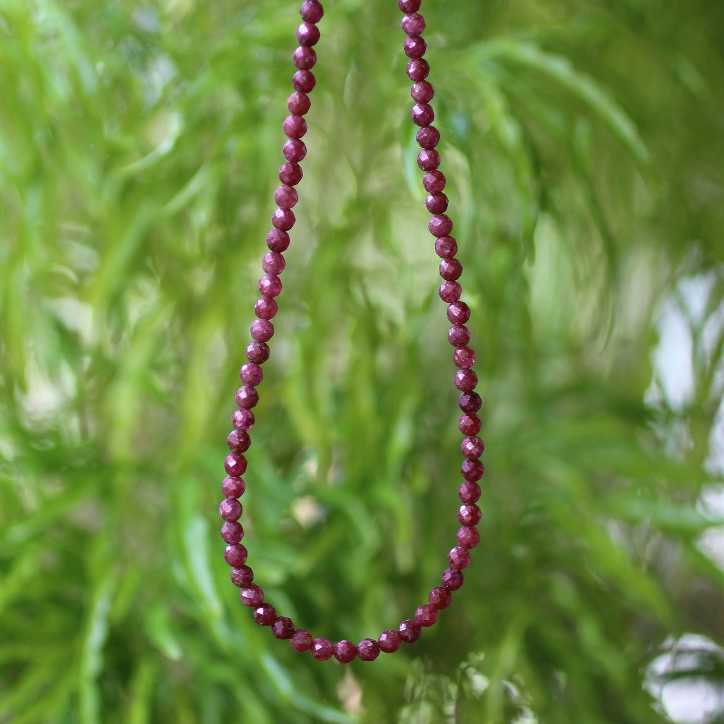 926 Sterling Silver Ruby Gemstone Necklace for Women - Gem Avenue
