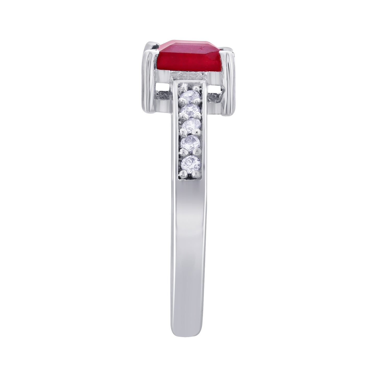925 Sterling Silver Ruby Gemstone Ring - Gem Avenue