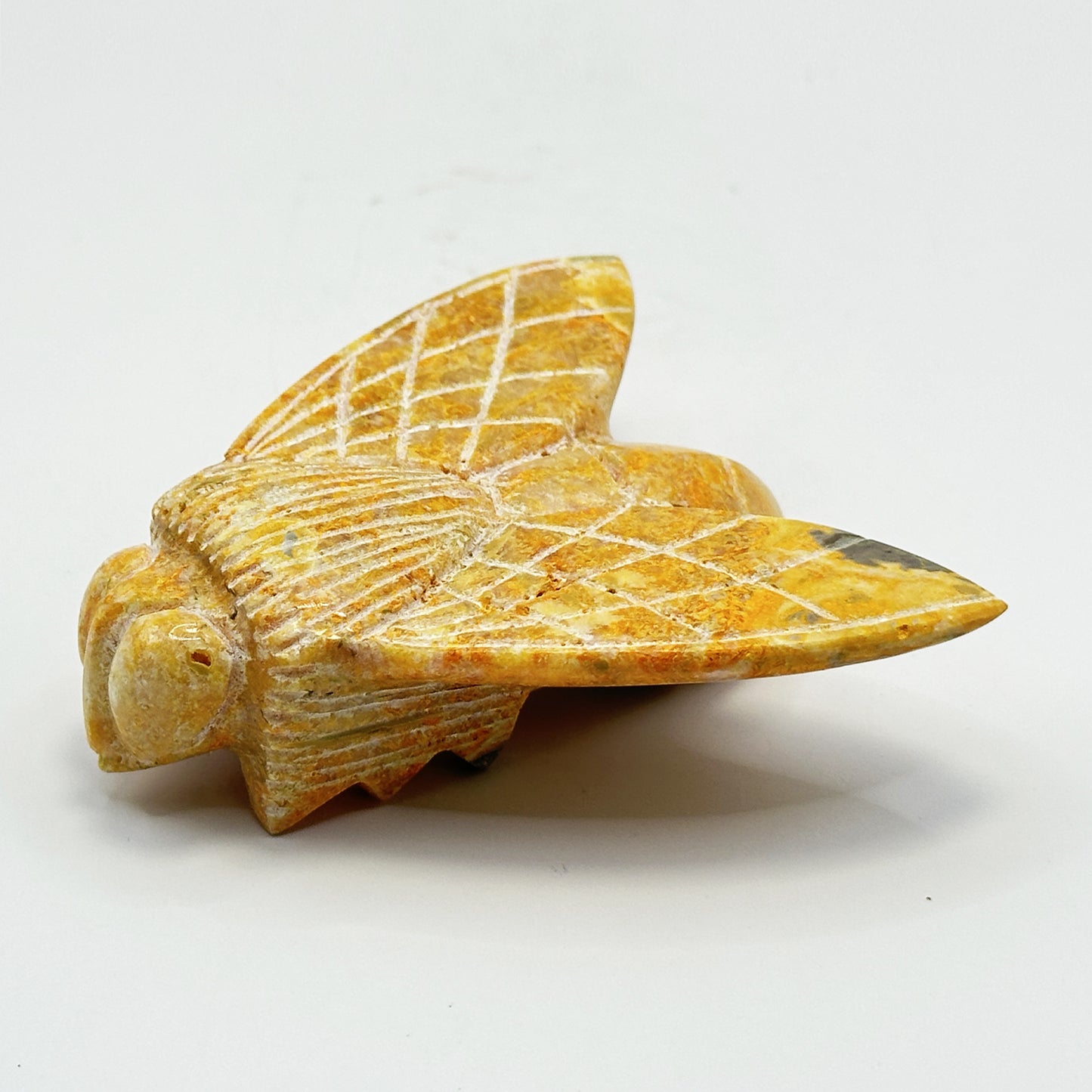 Bumble Bee Jasper Bee Totem Carving - Gem Avenue