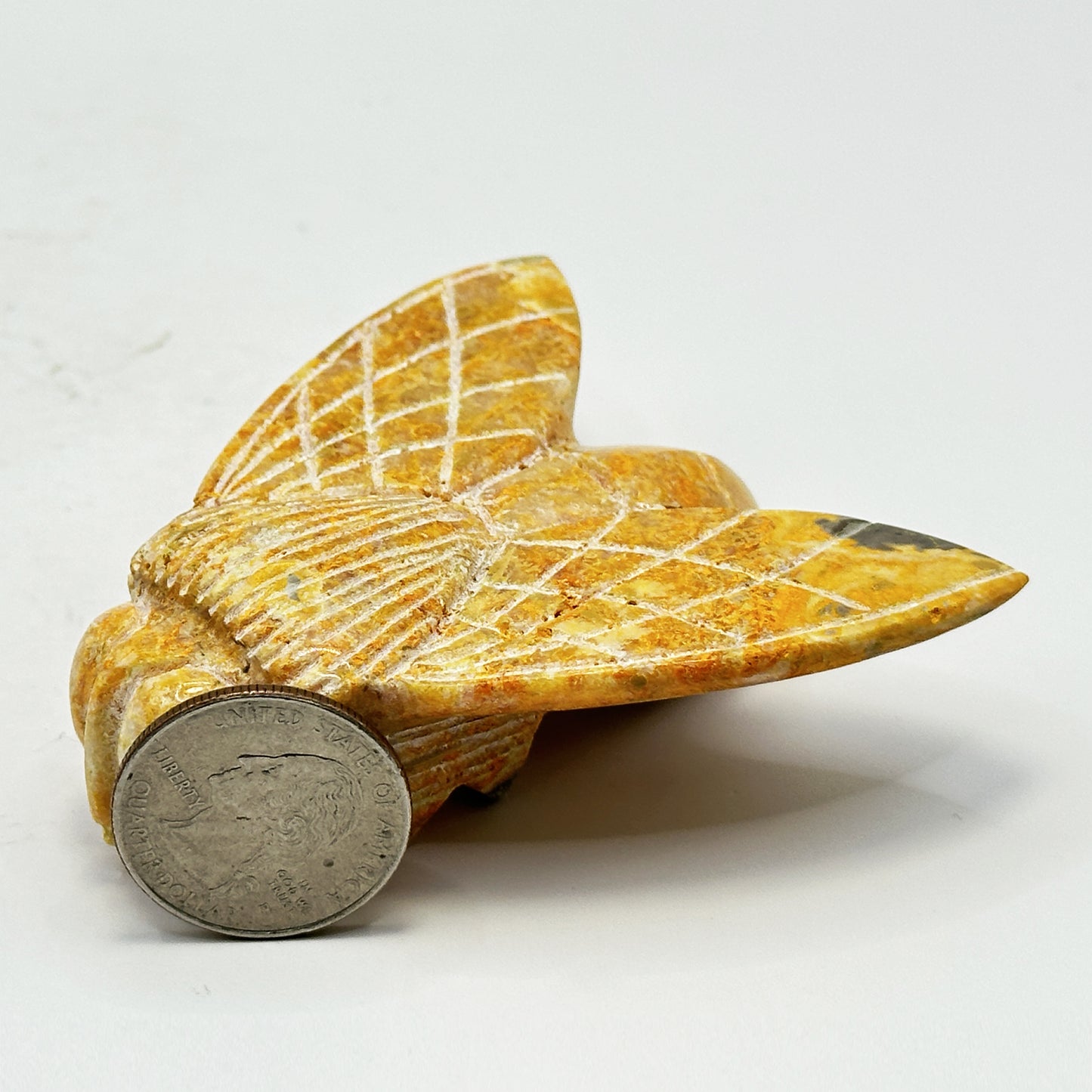 Bumble Bee Jasper Bee Totem Carving - Gem Avenue