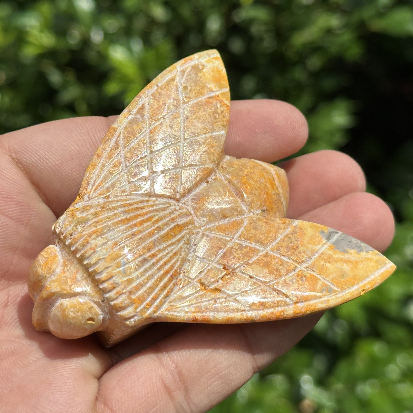 Bumble Bee Jasper Bee Totem Carving - Gem Avenue