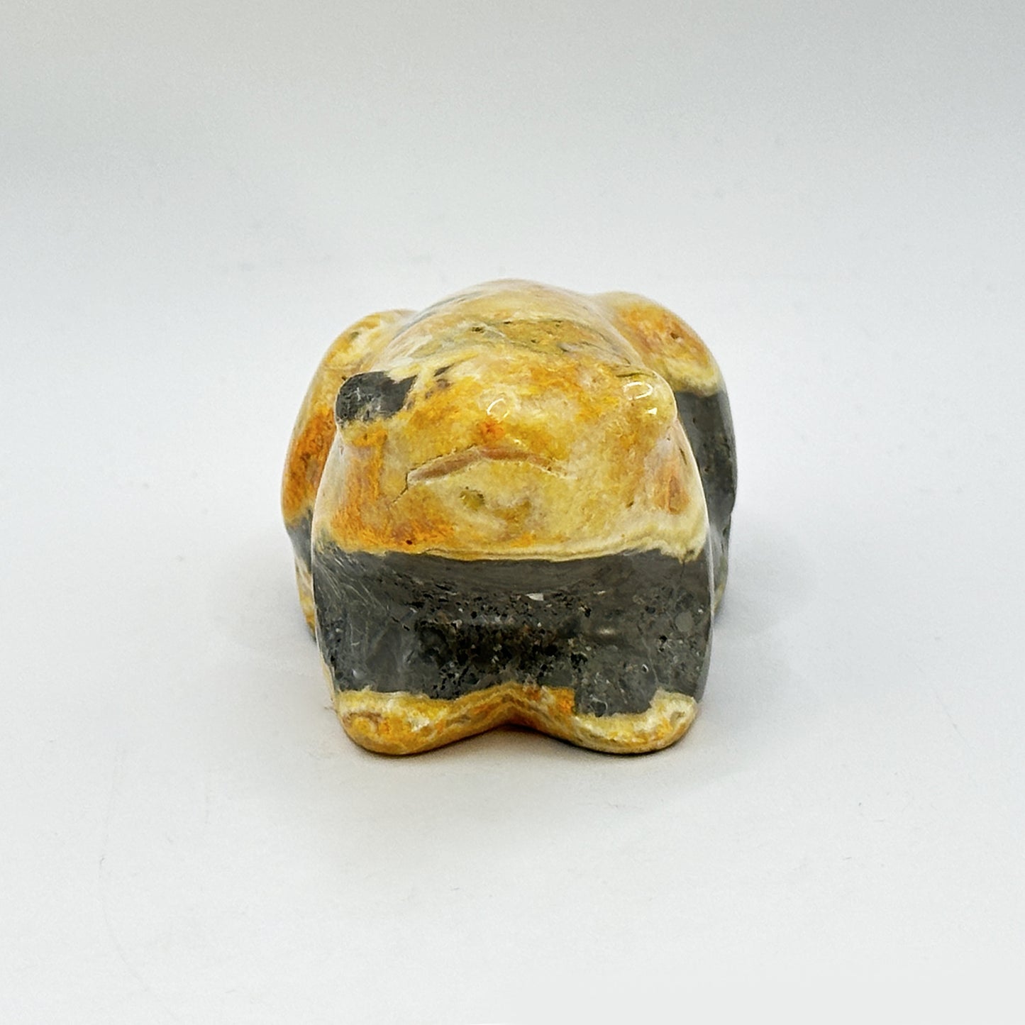 Bumble Be Jasper Frog Carving - Gem Avenue