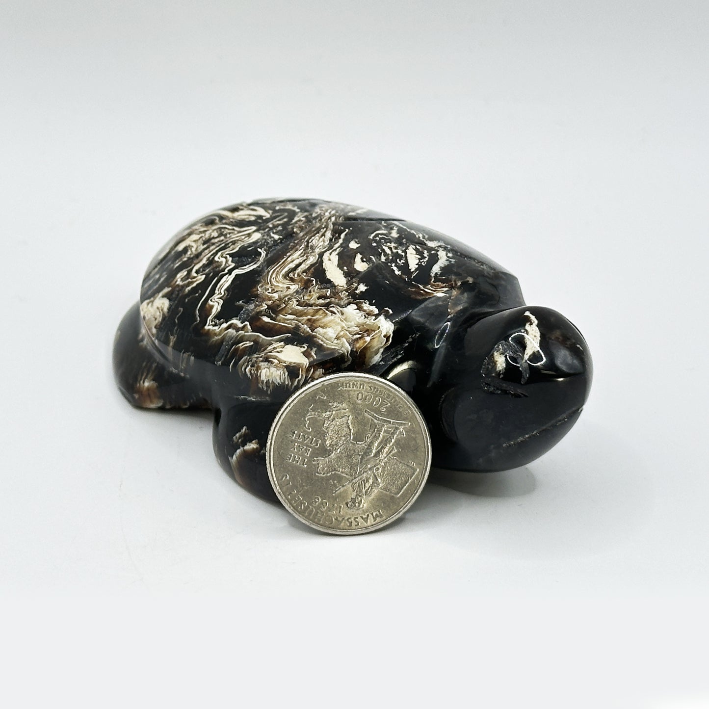 Amber Turtle Figurine - Gem Avenue