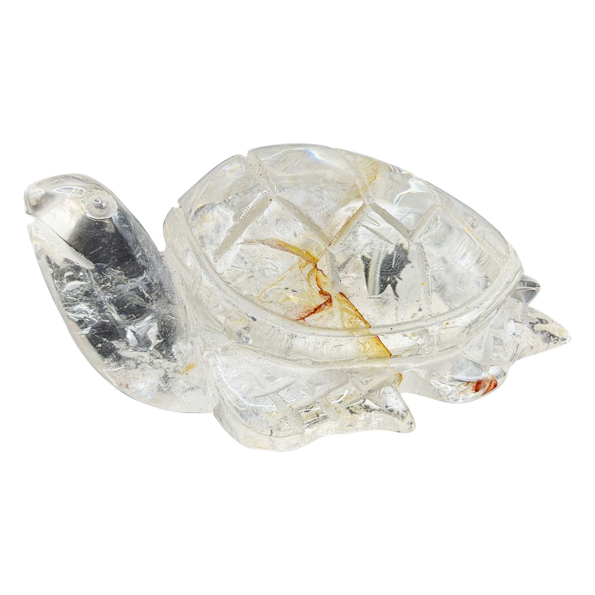 Clear Quartz Turtle Crystal Figurine - Gem Avenue