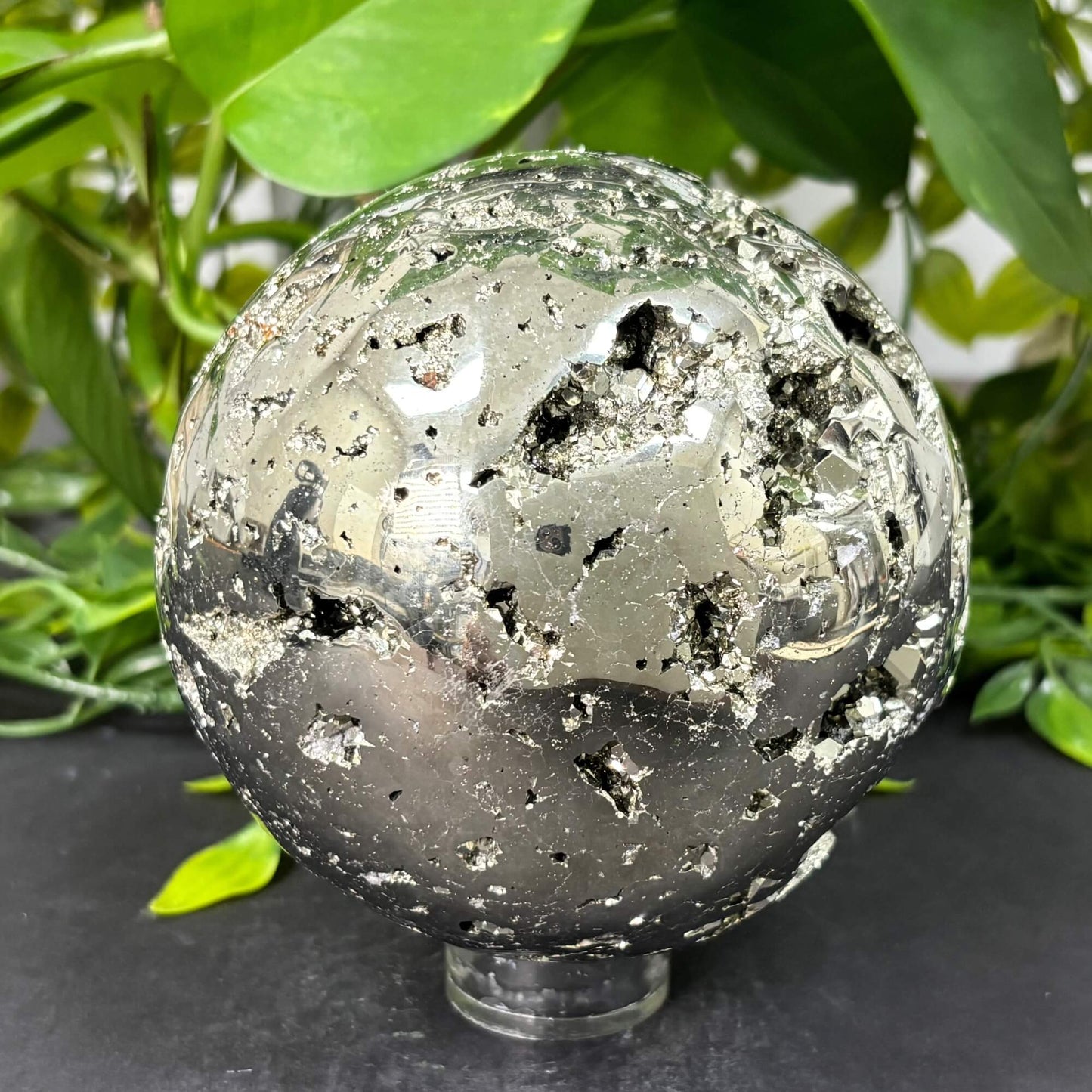 Pyrite Crystal Sphere - Gem Avenue