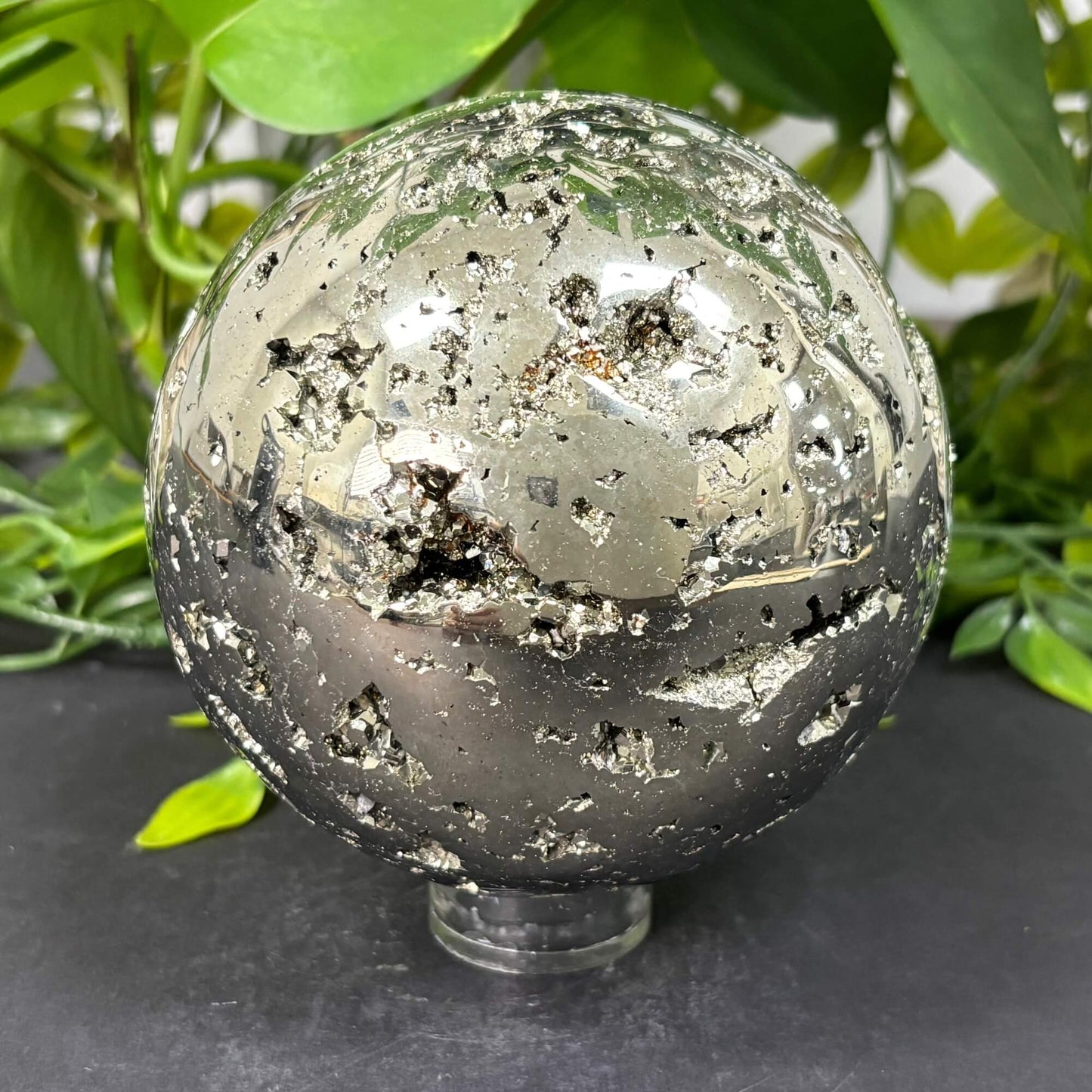 Pyrite Crystal Sphere - Gem Avenue