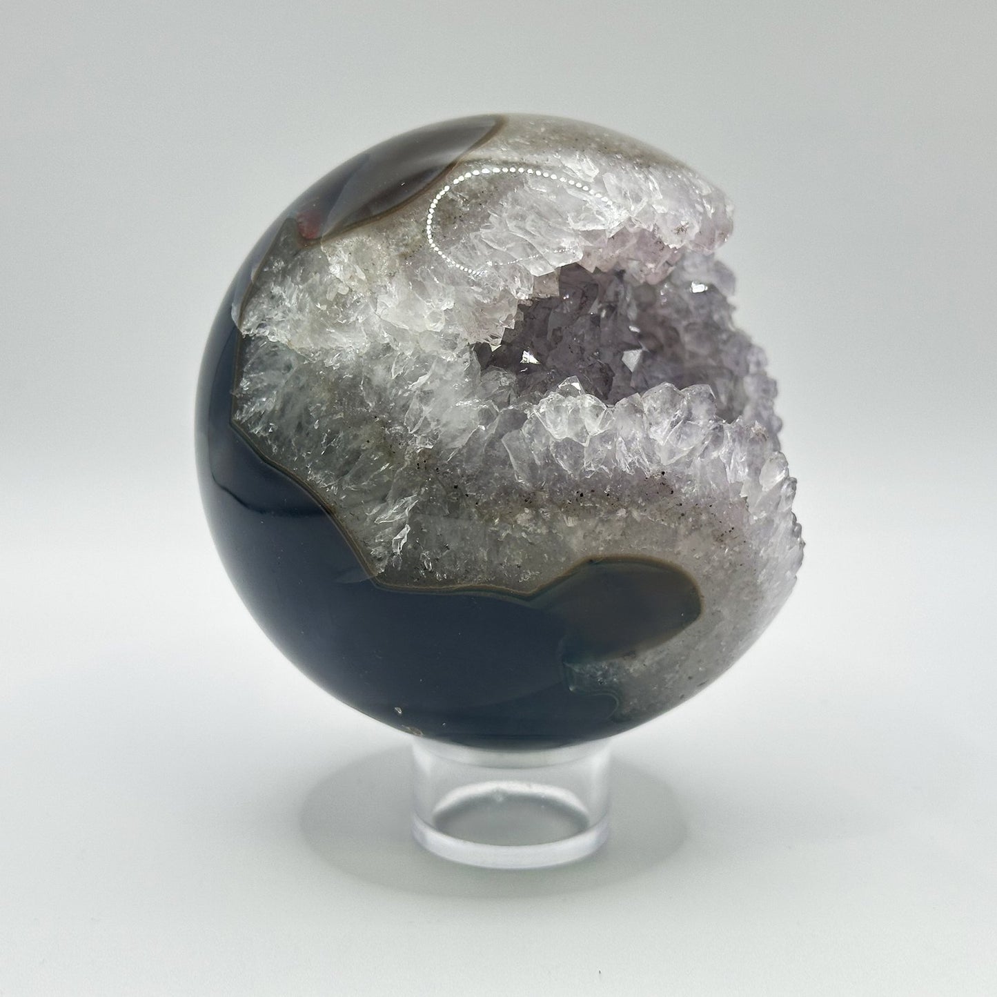 3 inches Amethyst Sphere - RBL335 - Gem Avenue