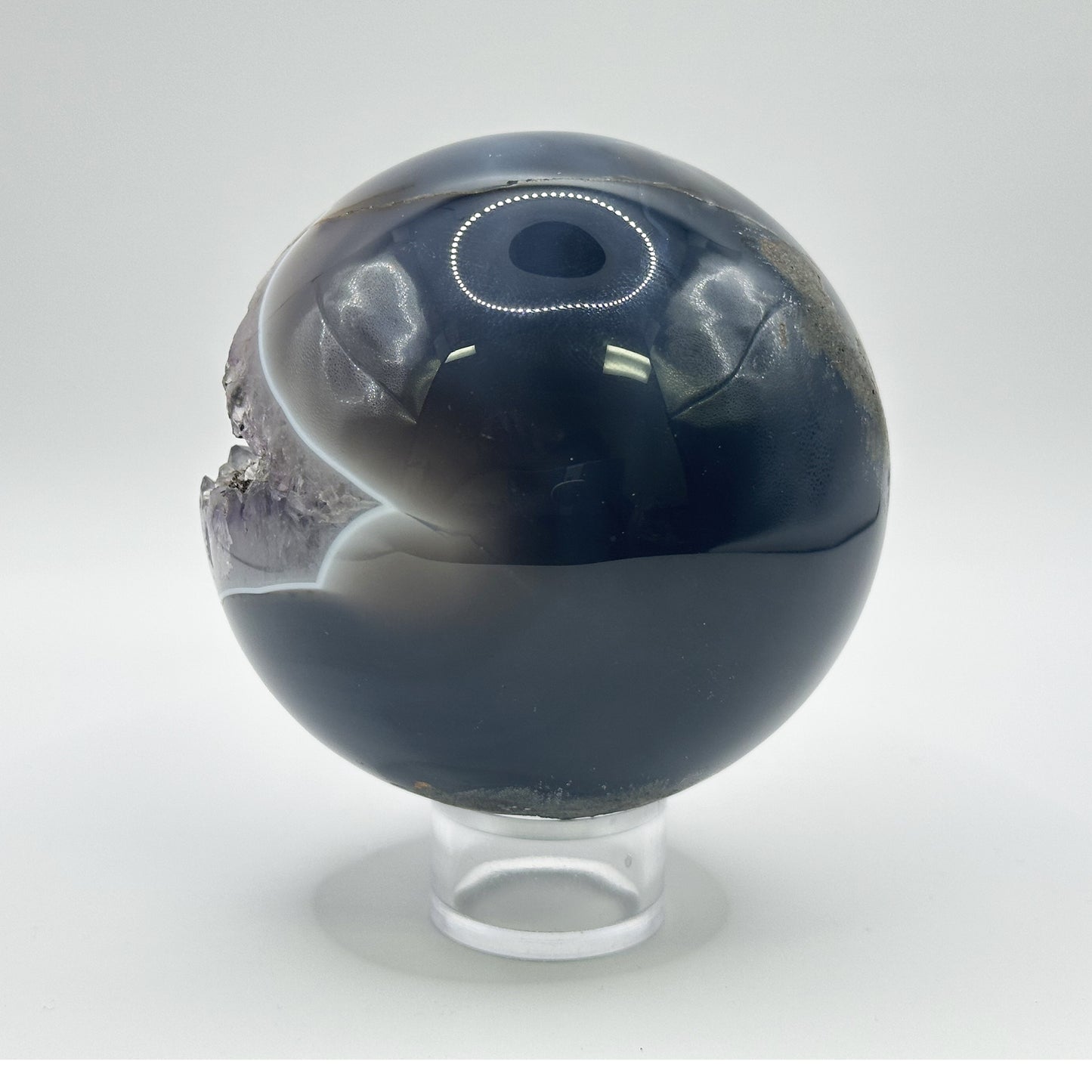 Natural Amethyst Sphere Decor Ball - Gem Avenue