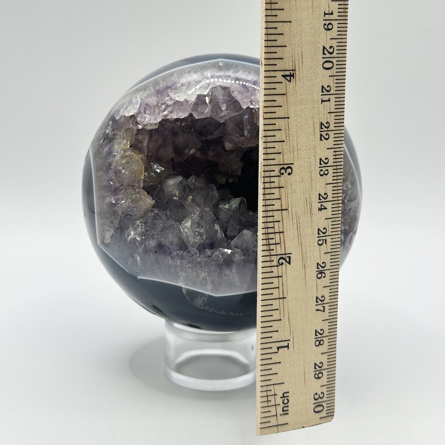 Natural Amethyst Sphere Decor Ball - Gem Avenue