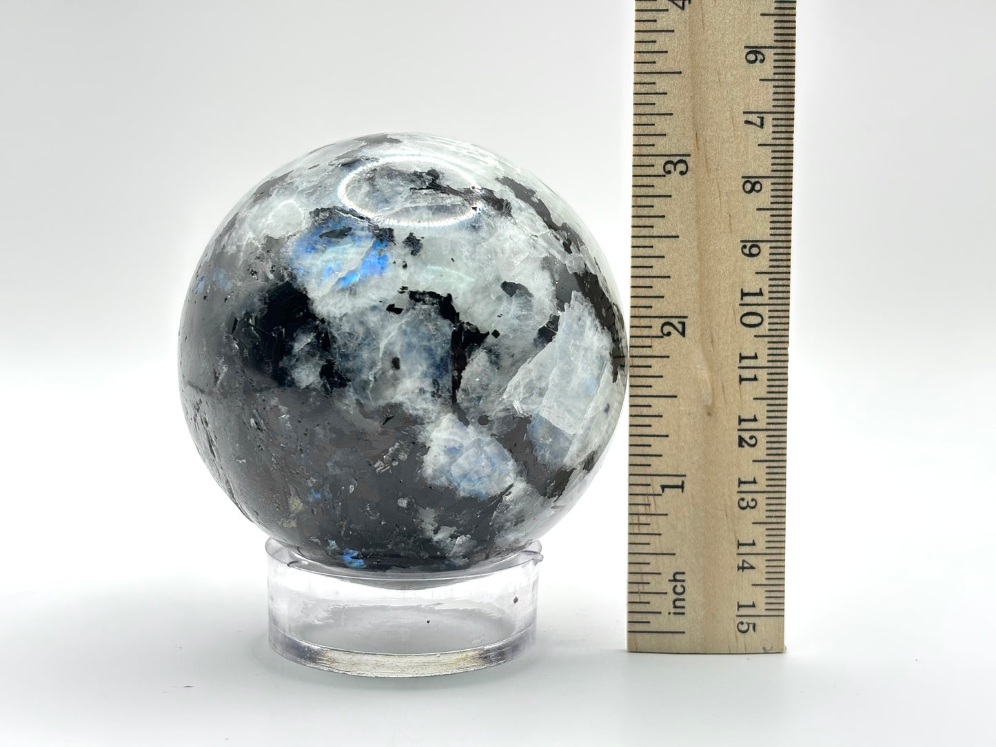 Rainbow Moonstone Crystal Sphere - Gem Avenue Retail