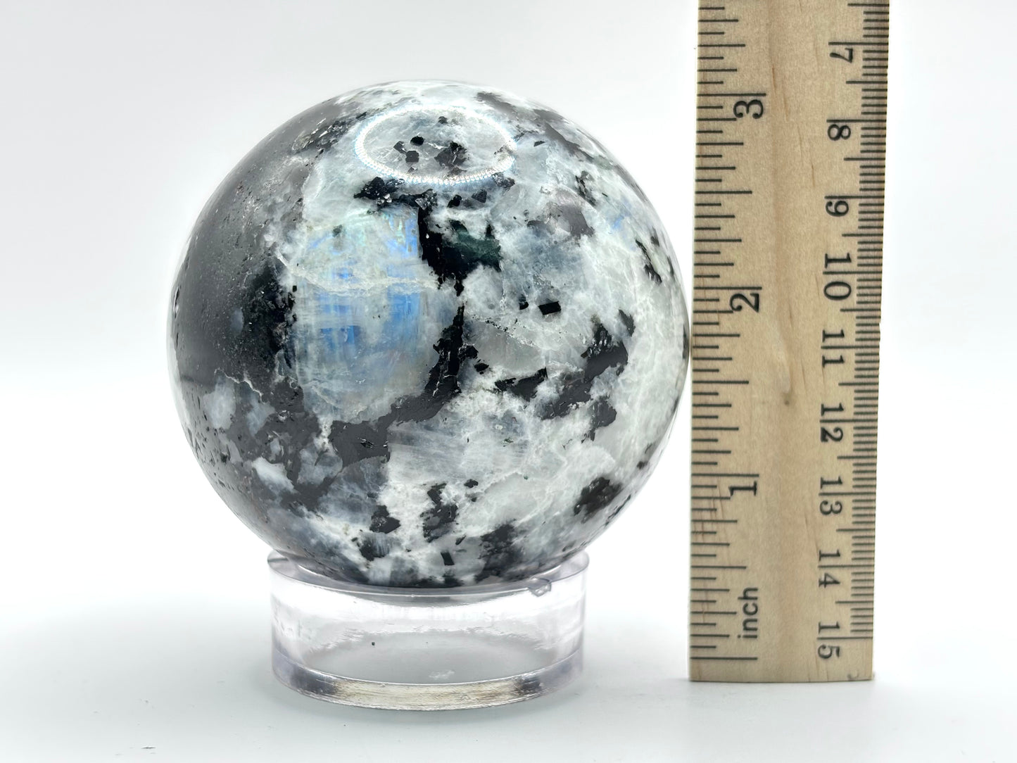 Rainbow Moonstone Crystal Sphere - Gem Avenue Retail