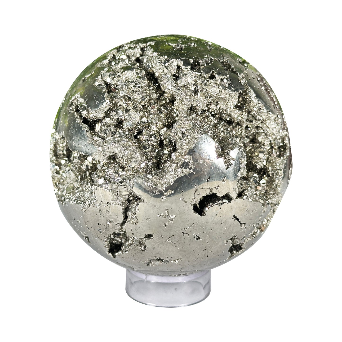Natural Polished Pyrite Sphere - Gem Avenue
