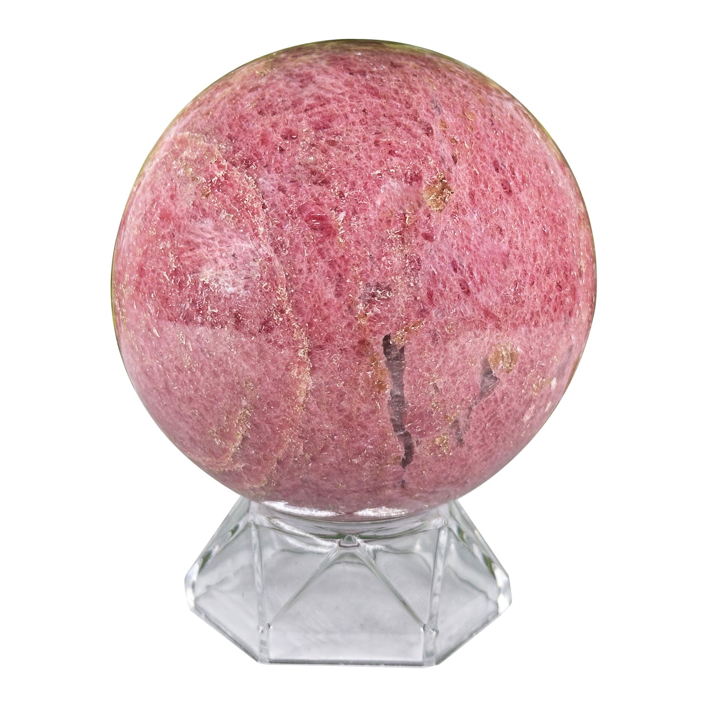 Polished Rhodonite Sphere - Gem Avenue Retail