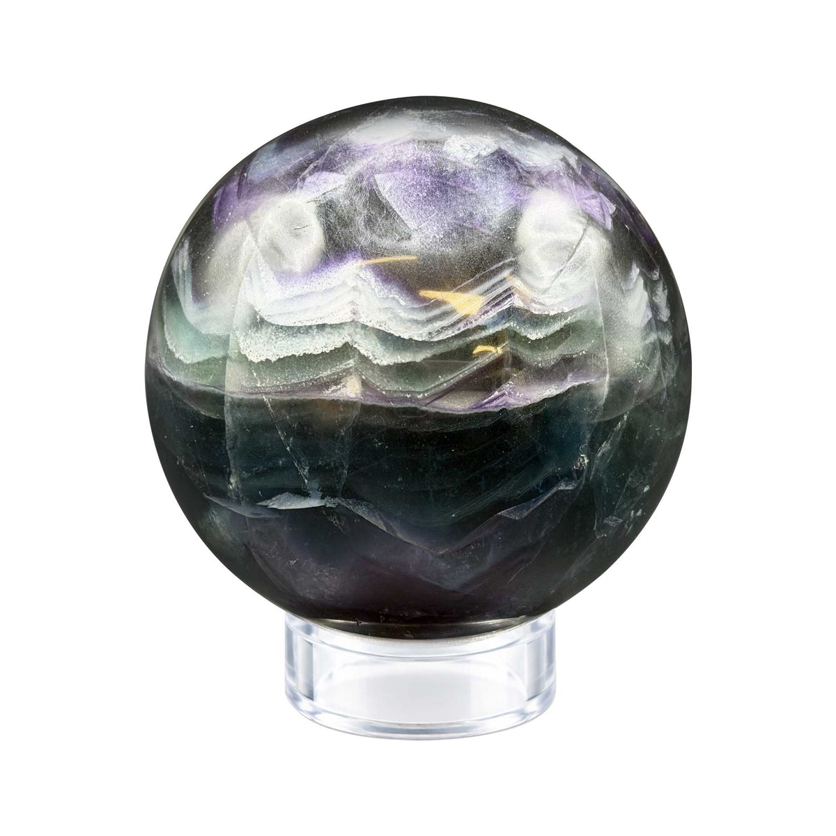 Rainbow Fluorite Crystal Sphere - Gem Avenue Retail