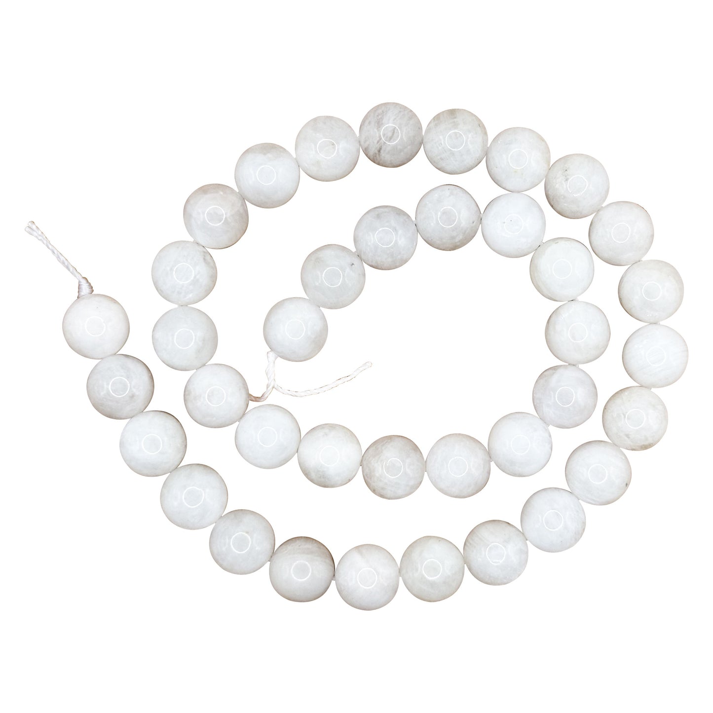 Natural Moonstone 10mm Round Bead Strand