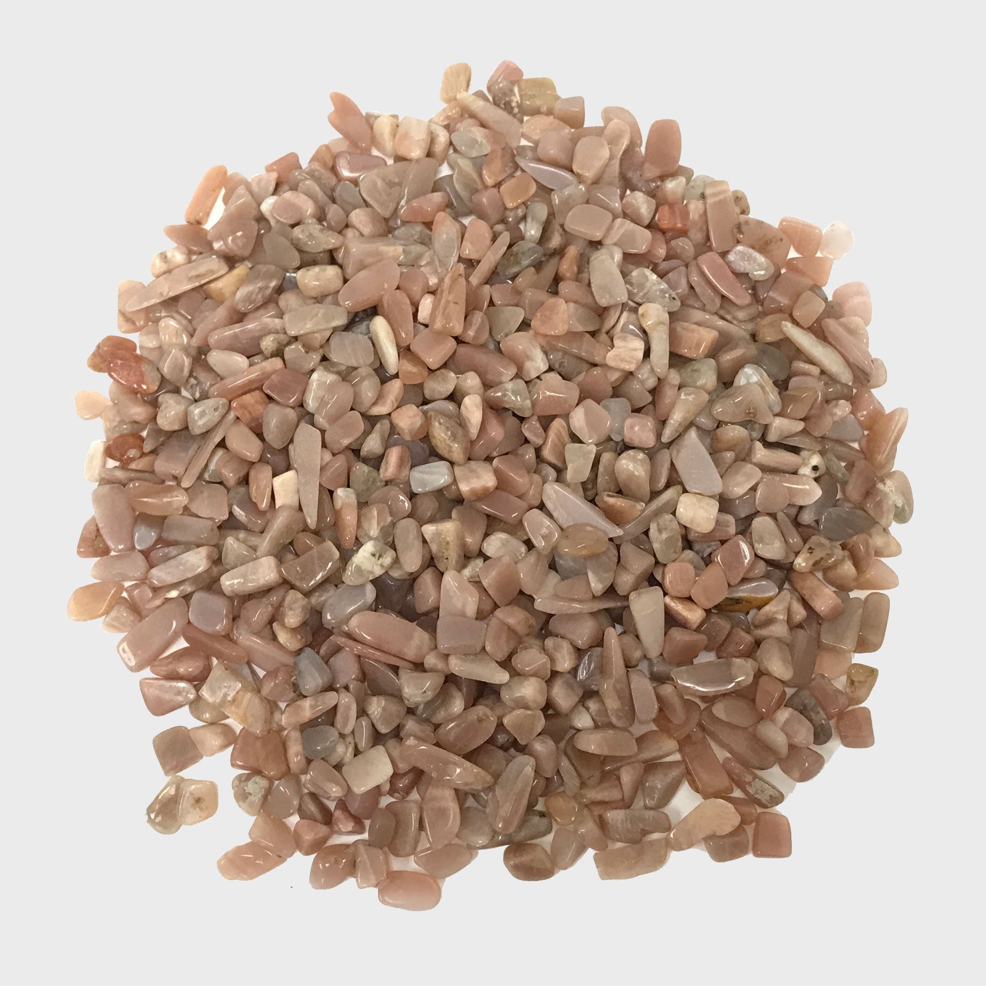 Natural Sunstone Tumbled Chips - Gem Avenue
