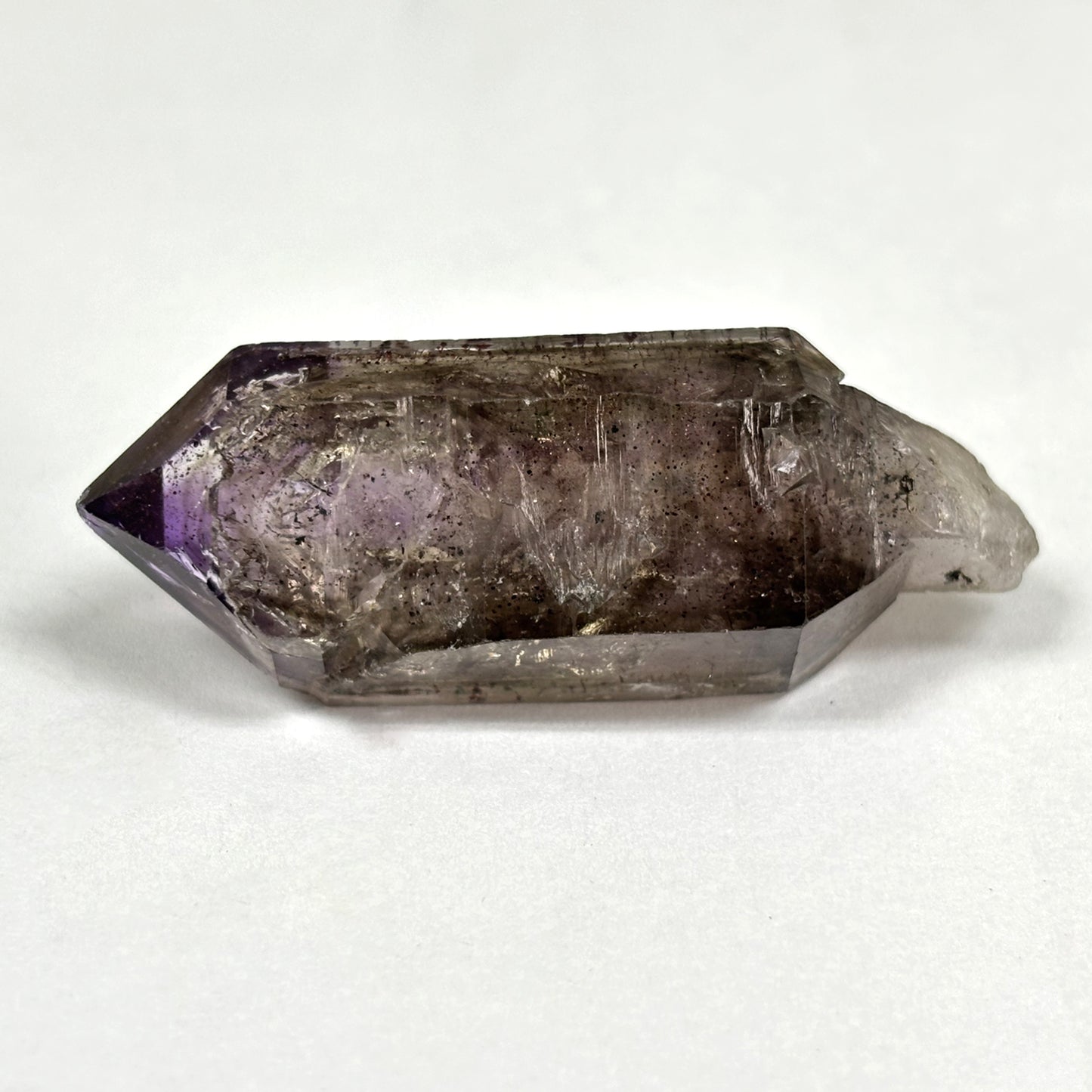 Amethyst Smoky Quartz Scepter Crystal Gemstone - Gem Avenue