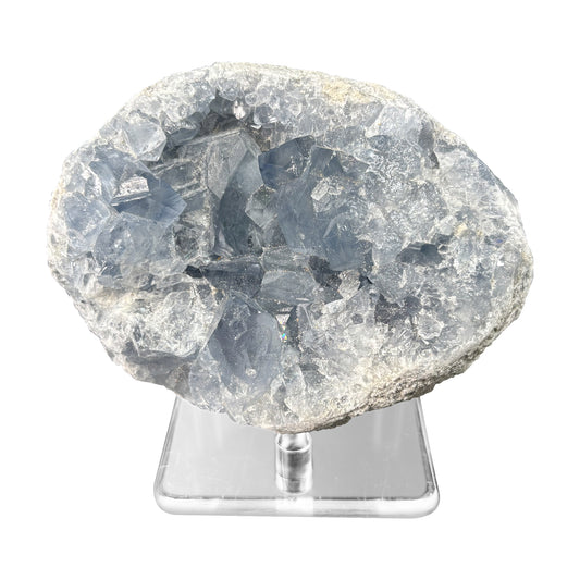 Celestite Crystal Geode - Gem Avenue