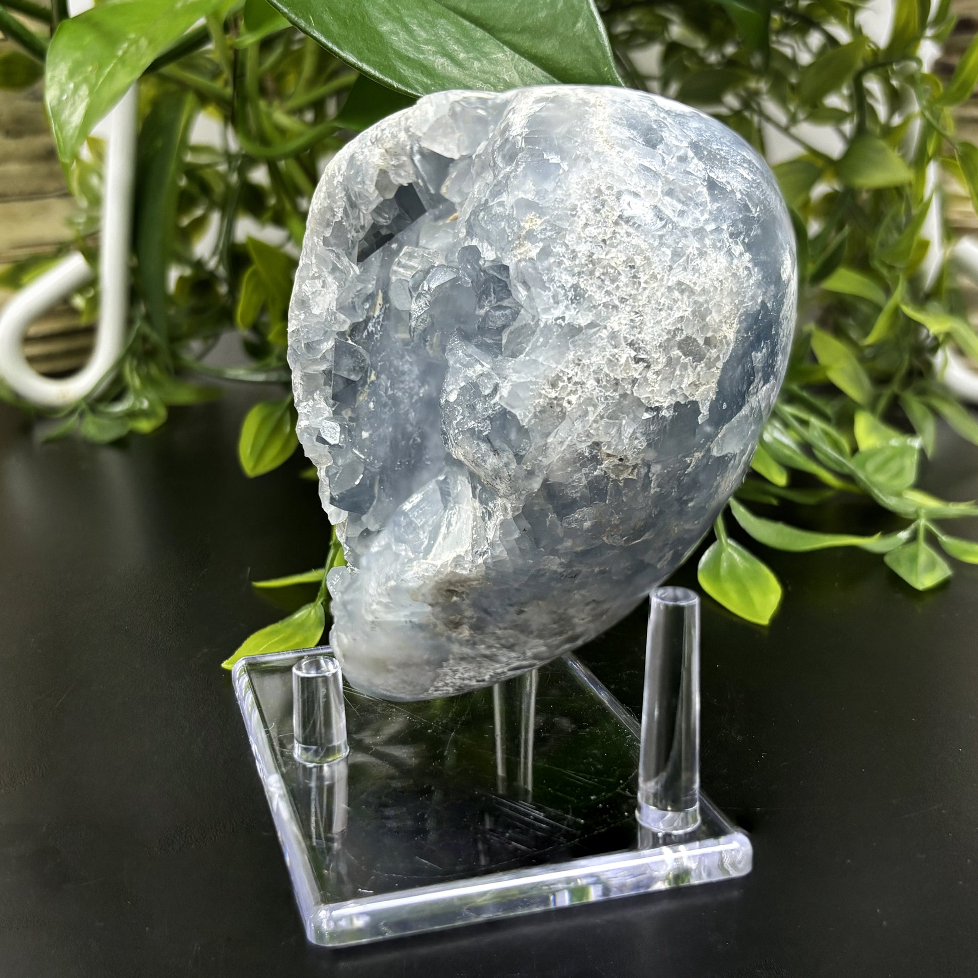 Celestite Crystal Gemstone Geode - Gem Avenue