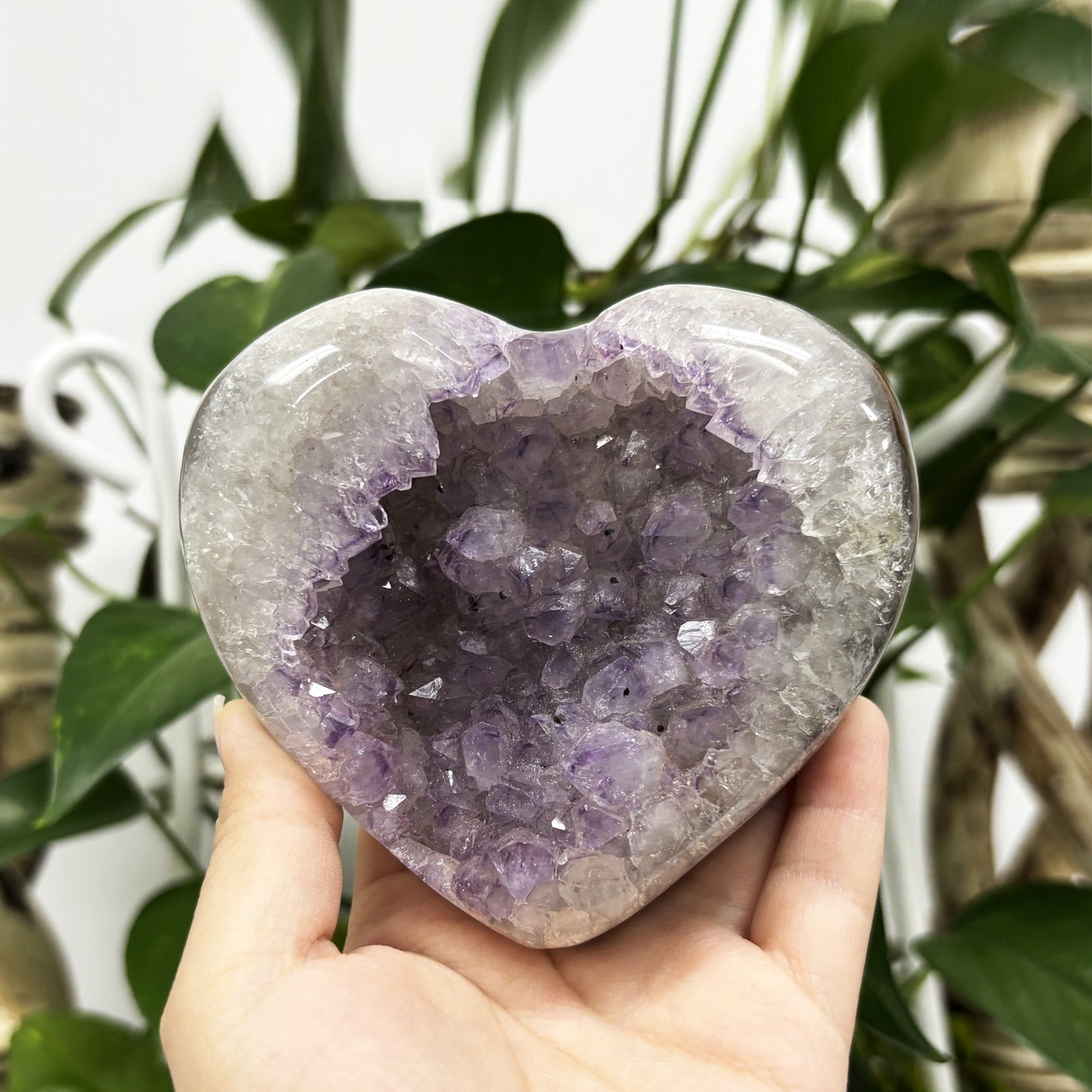 Natural Purple Amethyst Crystal Geode - Gem Avenue