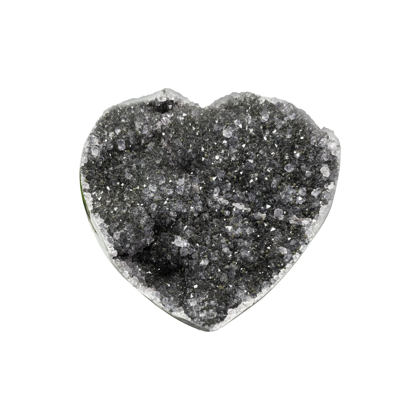 Natural Black Amethyst Crystal Geode - Gem Avenue