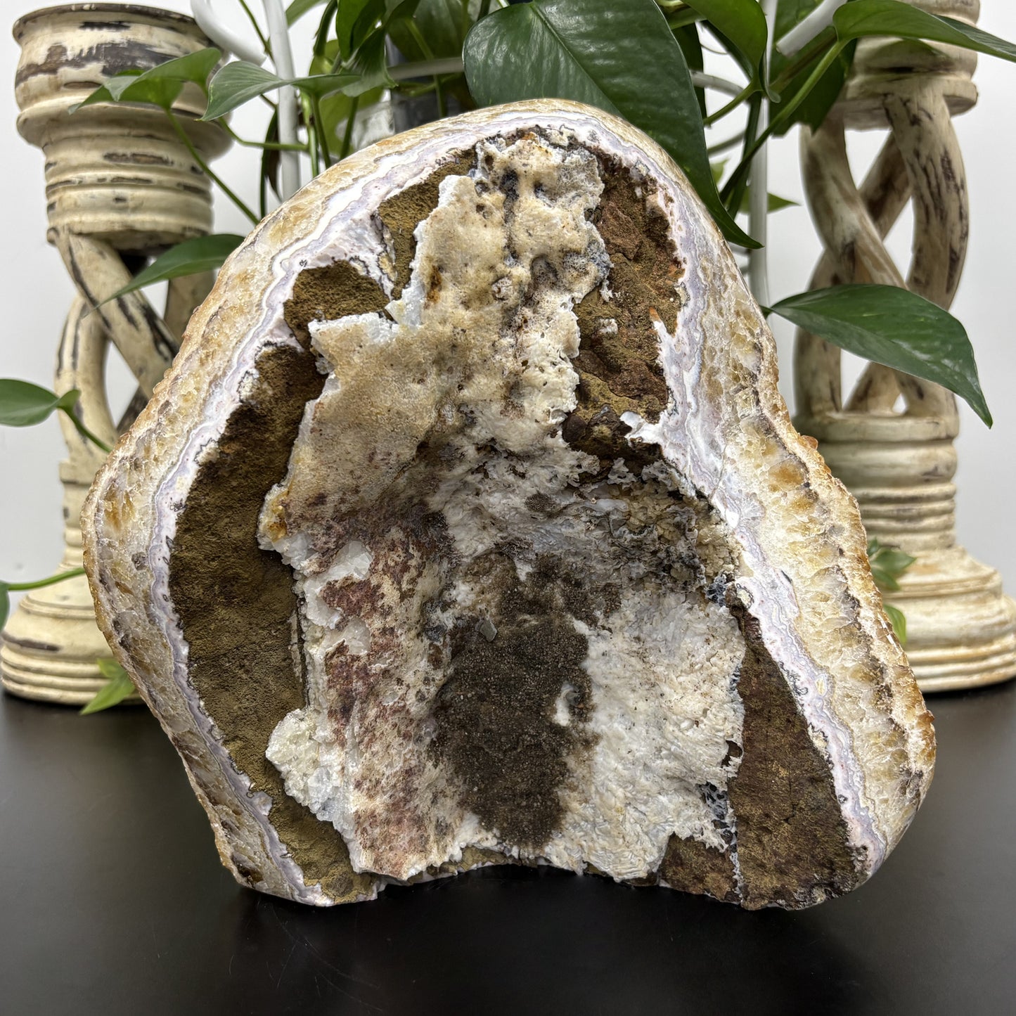 Natural Citrine Crystal Geode - Gem Avenue